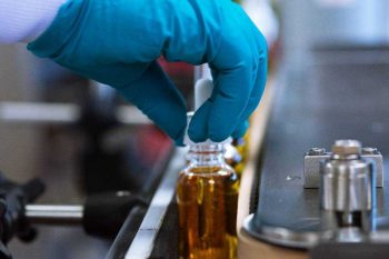CBDistillery bottles tinctures, including a CBD-CBG blend.